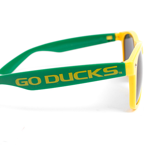Go Ducks, Neil, Sunglasses, Plastic, Accessories, Unisex, One size fits most (adult), 116835, Yellow/Green